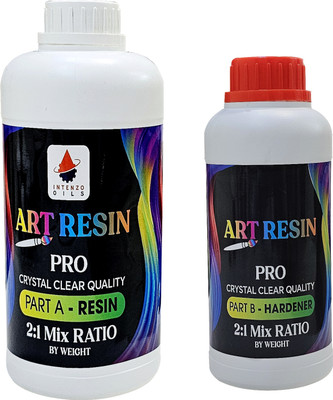 intenzo Epoxy Resin 2:1 Ratio Resin And Hardener 1500gm Set For Art And Craft Resin Art Medium(1500 ml)