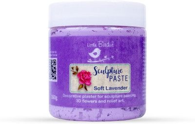 LITTLE BIRDIE Sculpture Paste Soft Lavender 160gm Bottle Pastel Medium(160 ml)