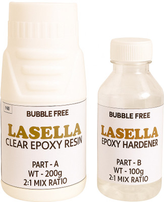 Lasella Epoxy Resin Kit 300g – 2:1 Clear Finish for Art, Jewelry & Coasters Resin Art Medium(300 ml)