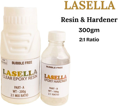 Lasella Epoxy Art Resin Hardner Resin Art Medium(300 ml)