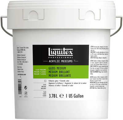 Liquitex Professional Gloss Medium 3378ml 128 oz Acrylic Medium(3378 ml)