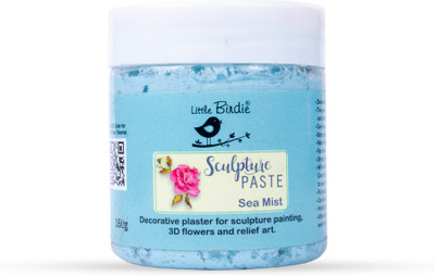 LITTLE BIRDIE Sculpture Paste 160gm Bottle- Sea Mist Pastel Medium(160 ml)