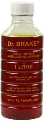 RSINSULATIONCO Insulating Varnish Fast Drying Varnish for Insulating Thermal Class B Gloss Varnish(1 L)