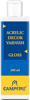 Rahodu Acrylic Decor Gloss Varnish for Art,Craft,Canvas,Wood&DIY Projects|Fast Drying Gloss Varnish(200 ml)
