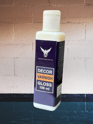 CARE U Decor Varnish - Gloss, 100 ml Gloss Varnish (100 ml) Gloss Varnish Gloss Varnish(100 ml)