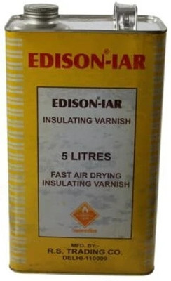 RSINSULATIONCO EDISON-1AR Fast Drying Varnish for Insulating Phenolic Resin for Motor Gloss Varnish(5 L)