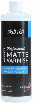 BRuSTRO Artists' Professional Matte Varnish 500ml Matte Varnish(500 ml)