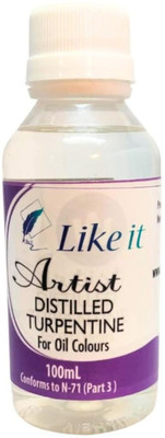 Like it Artist Distilled Turpentine for Oil Colours_100ml Gloss Varnish(100 ml)