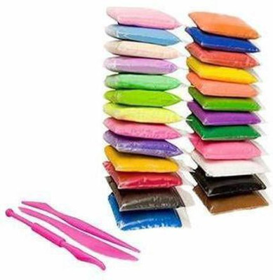 NABAANI Bouncing Clay 12 Colors Magic Clay Nature Color DIY Air Dry Clay with Tools as Best Present for Children 01