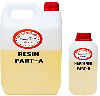 Raman fiber glass Epoxy Art Resin For art And Repaire Clear UV Resistant Long- Lasting -(500 gm)