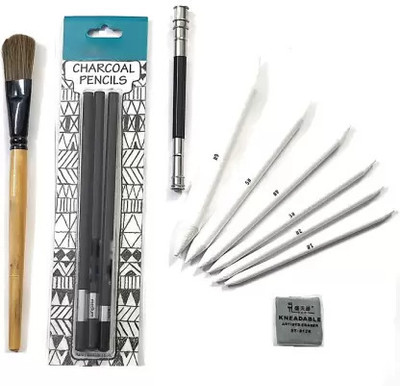 mixale High Quality Charcoal Pencil Combo Sketching Kit For Artist