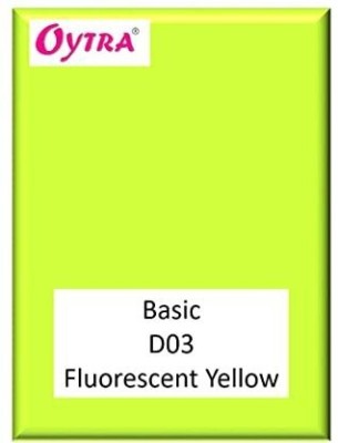 OYTRA 250 Grams 8.8 Oz Basic Series Polymer Clay Oven Bake (250D03 Fluorescent Yellow) Art Clay(250 g)