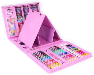 Stockyhut Art and Craft Supplies Kit with Case for Drawing and Painting
