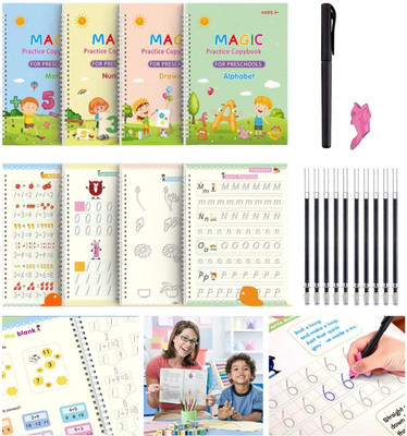 VIJGTECH VIJ Magic book for kids , Practice Copybook