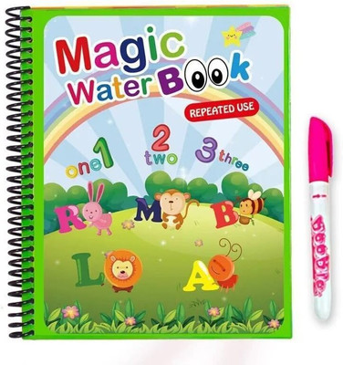 SKYGOLD WaterMagic Book,Magic Doodle Pen combo for Kids pack of 1 (multicolor)