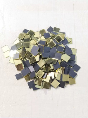 erthenterprise Golden colour Square mirror kit for art & craft pack of 500