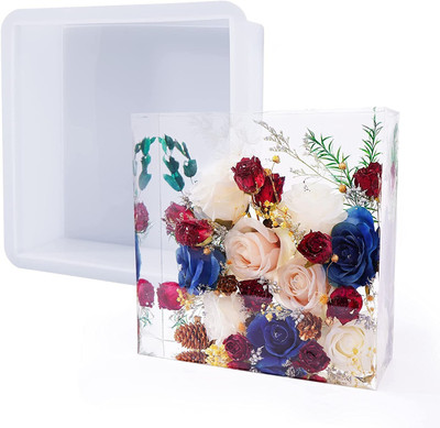 RakaEnterprises RAKA Large Square Deep Casting Mould 6.5 Inch X 2 INCH