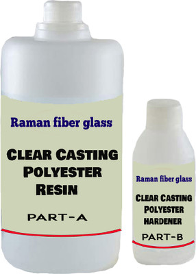 Raman fiber glass Clear casting | polyester resin | compatible epoxy | 500 grams