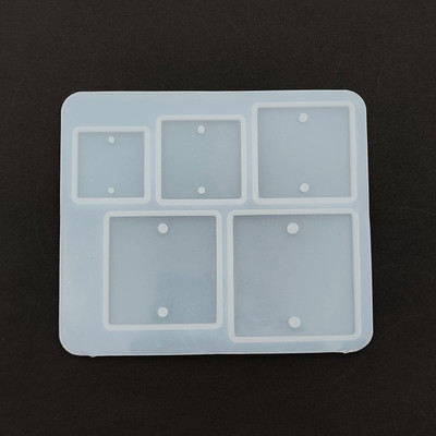 SS Art Land 5 in 1 Square Rakhi & Bracelet Silicone Mould For Epoxy Resin Multipurpose DIY