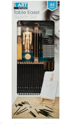 UKRAAFT Articult Sketching and Drawing Set of 44 pieces