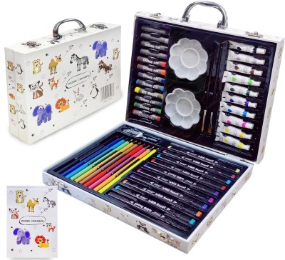 SAH 50 pcs Artist colour Colour set colour box with multiple coloring kit,