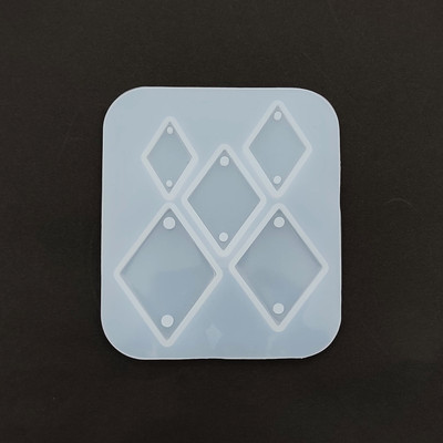 SS Art Land 5 in 1 Rhombus Rakhi & Bracelet Silicone Mould For Epoxy Resin DIY - 1 PC
