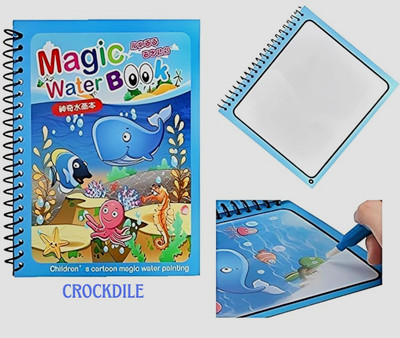 crockdile Reusable Water Painting Book for Creative Kids