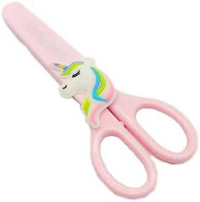 UKRAAFT Unicorn Safety Scissors for Kids School Study-Colour and Print Assorted
