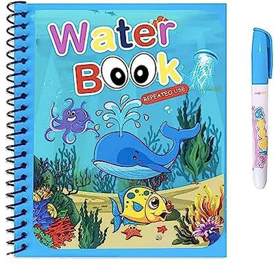 mrquee aaru Magic Water Drawing Book, Reusable Coloring Book Drawing Board Toys