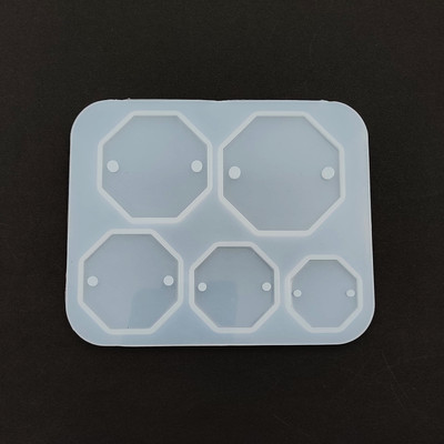 SS Art Land 5 in 1 Hexagon Rakhi & Bracelet Silicone Mould For Epoxy Resin Multipurpose DIY.