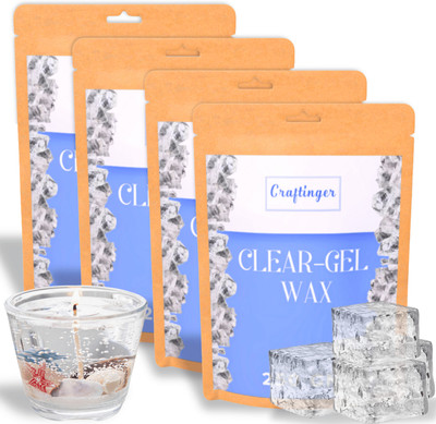 Craftinger 250Gm Gel Wax for Candle Making | Clear & Odorless