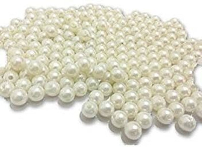 erthenterprise 10mm Pearl Beads for Beading Jewelry Making Craft Work , DIY Accessories (100)