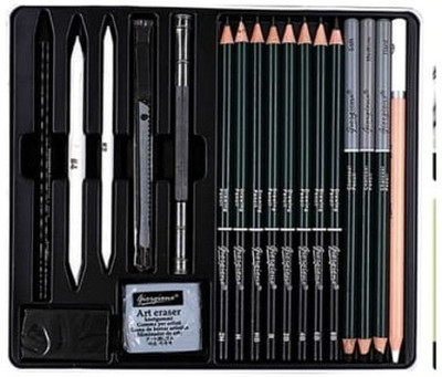 53 Arts Sketching Art Pencil Set – 19 Piece