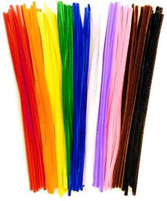 Batricher Pipe Cleaner 12 inch 100pcs for Hobby Craft, Scrapbooking, DIY & more