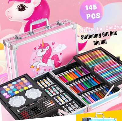 Tiny Tales Art & Craft Painting B.ox, Big Coloring Suitcase Multiple 145 Color Kit