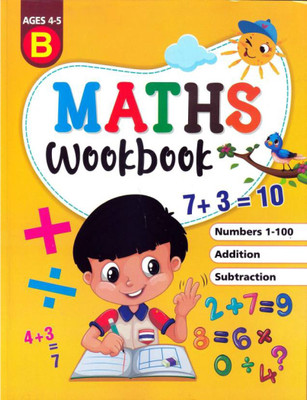 DD Enterprises Math Workbook Counting 1-100, Addition, Subtraction Math Exercise Book
