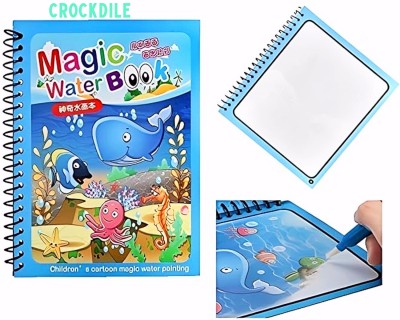 crockdile Eco-Friendly Water Coloring Activity Book: Mess-Free Fun