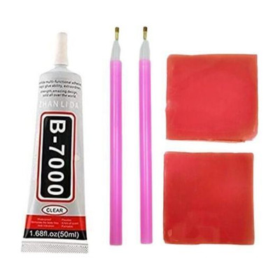 BharatSS B7000 Multi-Purpose Adhesive, 50 ml, and stone sticking glue Glue Pen 2 Nos