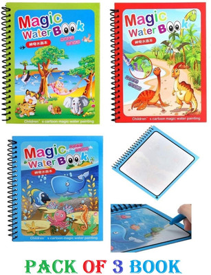 ibox Water Magic Book Magic Doodle Pen Unlimited Fun With Drawing Reusable Water Book