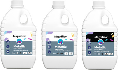 MAGNIFICO Metallic 3kg (2:1) Clear UV-Resistant Epoxy Resin Art Kit.