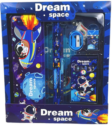Spicy Bliss Space Theme Stationery Gift Pack for Kids for Birthday Return