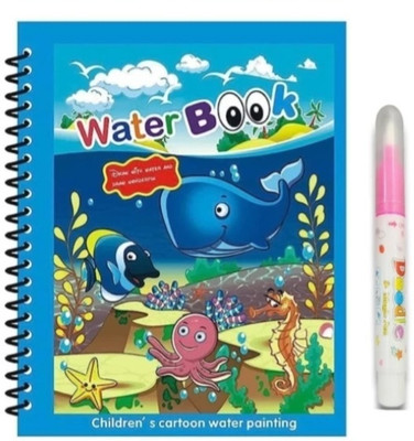 Glamour Magic Water Book, Quick Dry, Drawing Pad Magic Water Book Reusable Drawing Book