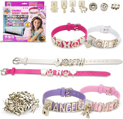 Wembley DIY Bracelet Making Kit for Girls 4 Unique Friendship Band Making Bracelet Set