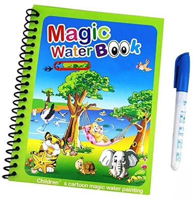 new sparsh Jiya Magic Water Drawing Book, Reusable Coloring Book Drawing Board Toys