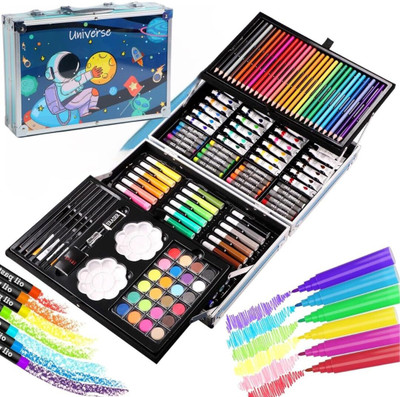 Tiny Tales Premium Space Art & Craft Painting Box, Big Coloring Suitcase (145)