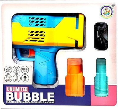 Venturebell Electric Bubble Maker Machine for Kids, Rechargeable
