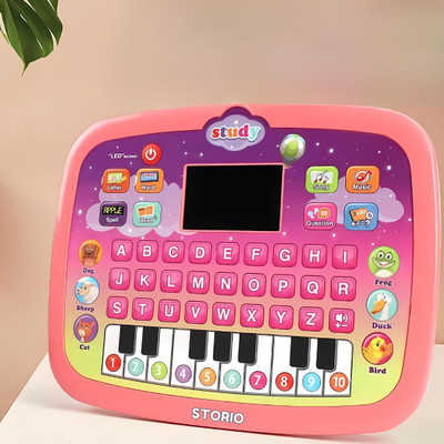 PRAYOSHA ENTERPRISE Educational Learning Kids Laptop Tablet Computer Plus Piano with led Screen 01