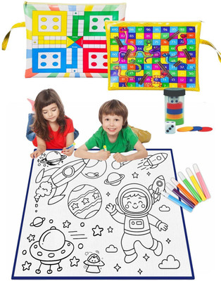 GLITREEPROPS Space Astronaut Doodle Mat