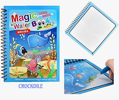 crockdile Children's Water Painting Book for Learning and Fun