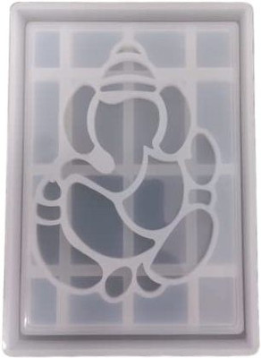 RakaEnterprises Ganesha Resin Silicone Mold for Resin Art, Silicone Casting Ganesh 11X9 INCH
